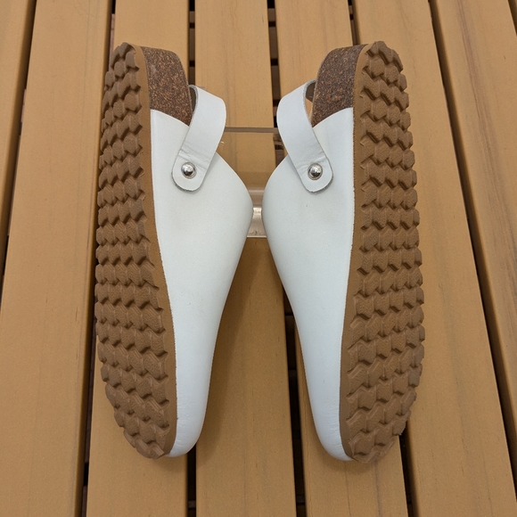 Seychelles Buckle Up White Mule Clogs Size 6 - Picture 5 of 6